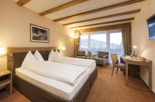 Standard room at Sunstar Hotel Davos, Switzerland. Travel with World Lifetime Journeys