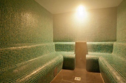 Wet sauna at Augusta Club Hotel and Spa in Lloret de Mar, Spain. Travel with World Lifetime Journeys