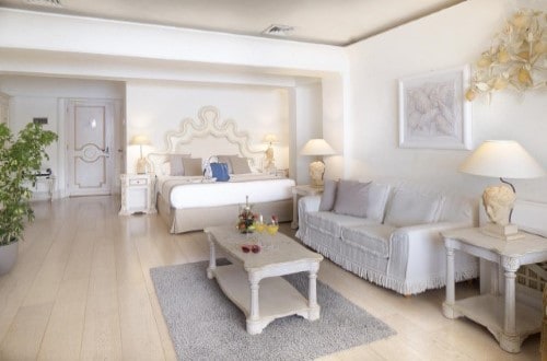 Suite at Grand Hotel Atlantis Bay in Taormina, Sicily. Travel with World Lifetime Journeys