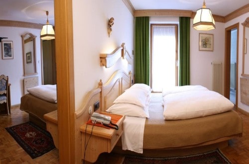 Suite at Hotel Dolomiti Madonna in Ortisei, Italy. Travel with World Lifetime Journeys