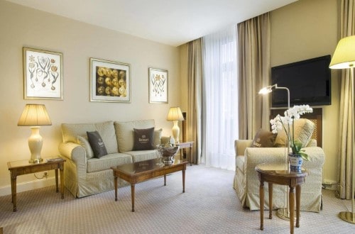 Suite at Hotel Le Plaza Brussels, Belgium. Travel with World Lifetime Journeys