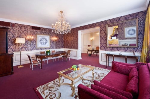 Suite type at Hotel Metropole in Brussels, Belgium. Travel with World Lifetime Journeys