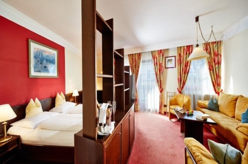 Superior room at Hotel Fischerwirt in Zell am See, Austria. Travel with World Lifetime Journeys