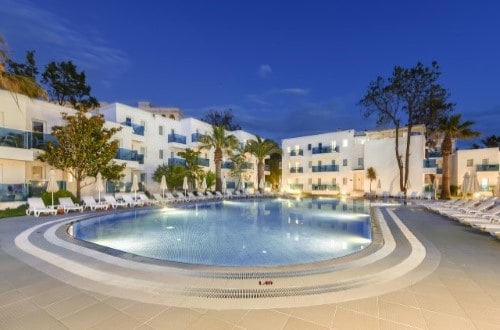 Swimming pool at Le Bleu Hotel in Kusadasi, Turkey. Travel with World Lifetime Journeys