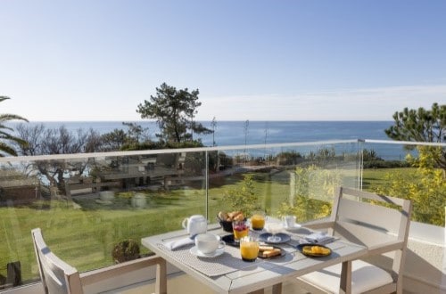 Terrace at Club Med Da Balaia Resort, Albufeira, Portugal. Travel with World Lifetime Journeys