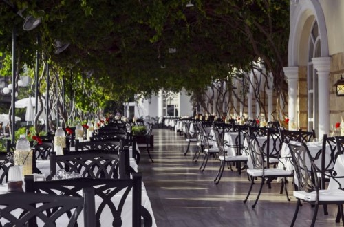 Terrace at Letoonia Golf Resort in Belek, Antalya. Travel with World Lifetime Journeys