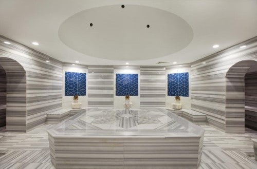 Turkish bath at Grand Park Lara Hotel in Antalya, Turkey. Travel with World Lifetime Journeys