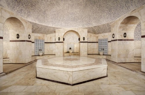 Turkish bath at Sentido Turan Prince Hotel in Side, Turkey. Travel with World Lifetime Journeys