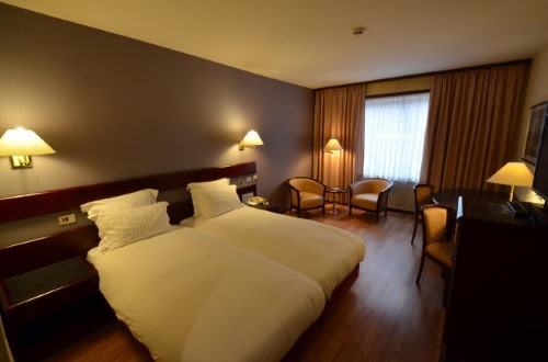 Twin room at Bedford Hotel and Congress Centre in Brussels, Belgium. Travel with World Lifetime Journeys