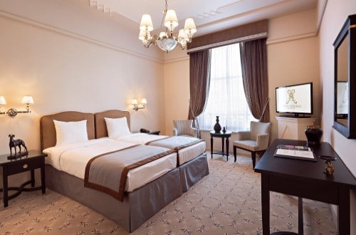 Twin superior room at Hotel Metropole in Brussels, Belgium. Travel with World Lifetime Journeys