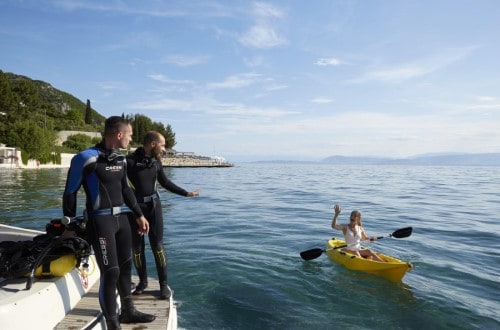 Water activities at Hotel Marbella Corfu in Greece. Travel with World Lifetime Journeys