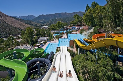 Waterpark at Fodele Beach Water Park Resort in Crete, Greece. Travel with World Lifetime Journeys