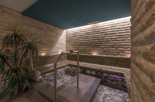 Wet sauna at Sunstar Hotel Davos, Switzerland. Travel with World Lifetime Journeys