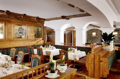 Restaurant at Romantik Hotel in Zell am See, Austria. Travel with World Lifetime Journeys