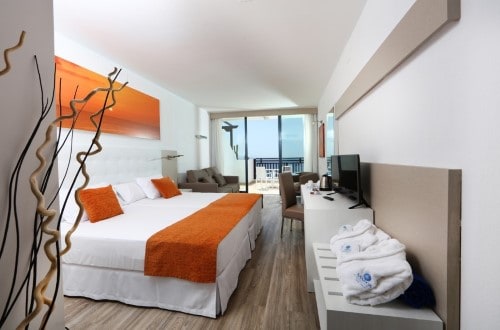 Double room at Sandos Papagayo Beach Resort in Playa Blanca, Lanzarote. Travel with World Lifetime Journeys