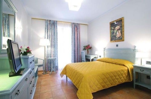 Double room at Regina Dell Acqua in Kefalonia, Greece. Travel with World Lifetime Journeys