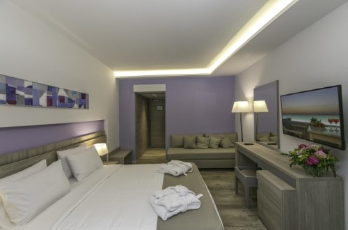 Double room at Akti Imperial Deluxe Resort on Rhodos, Greece. Travel with World Lifetime Journeys