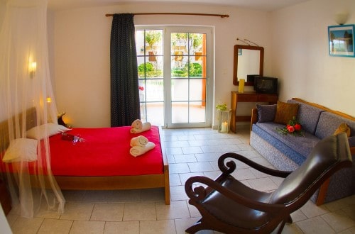 Double room at Alykes Garden Village in Zakynthos, Greece. Travel with World Lifetime Journeys