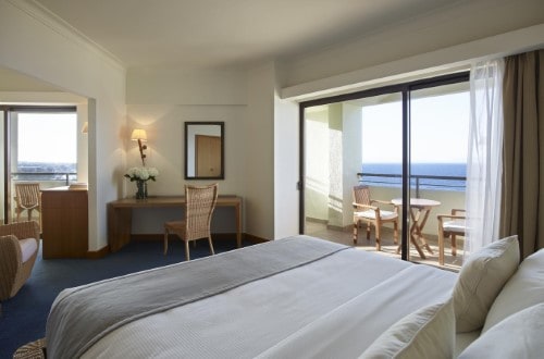 Double room at Amathus Beach Hotel in Rhodes, Greece. Travel with World Lifetime Journeys