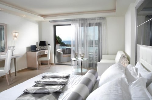 Double room at Lesante Luxury Hotel & Spa in Zakynthos, Greece. Travel with World Lifetime Journeys