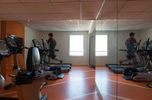 Fitness centre at Novotel Paris Est in Paris, France. Travel with World Lifetime Journeys