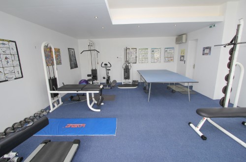 Fitness room at Diana Palace in Zakynthos, Greece. Travel with World Lifetime Journeys