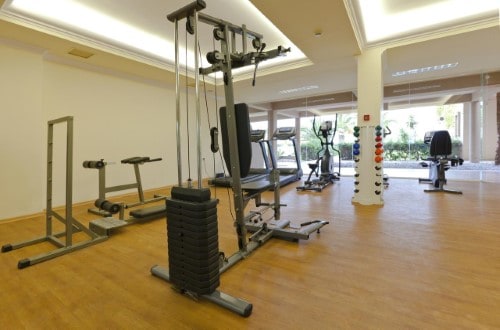 Fitness room at Sun Beach Resort Complex Hotel in Rhodes, Greece. Travel with World Lifetime Journeys