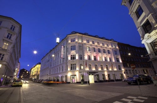 Hotel panorama at Absalon Hotel in Copenhagen, Denmark. Travel with World Lifetime Journeys