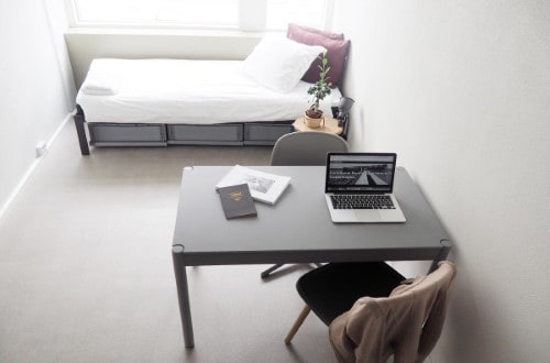 Single room at CPH Studio Hotel in Copenhagen, Denmark. Travel with World Lifetime Journeys