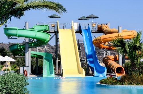 Waterpark at Lindos Imperial Resort on Rhodes Island, Greece. Travel with World Lifetime Journeys