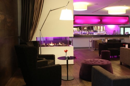 Bar area at Mercure Hotel MOA in Berlin, Germany. Travel with World Lifetime Journeys