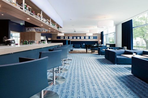 Bar area at Seminaris CampusHotel in Berlin, Germany. Travel with World Lifetime Journeys