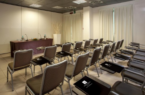 Conference room at Artis Hotel Rome in Rome, Italy. Travel with World Lifetime Journeys