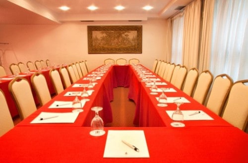 Conference room at Hotel Ilissos in Athens, Greece. Travel with World Lifetime Journeys