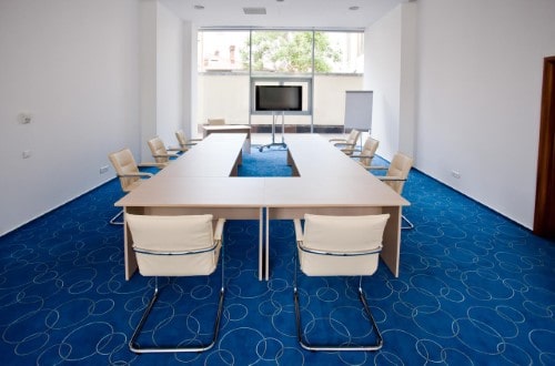 Conference room at Marshal Garden Hotel in Bucharest, Romania. Travel with World Lifetime Journeys