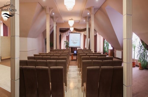 Conference room at Nevis Hotel in Oradea, Romania. Travel with World Lifetime Journeys