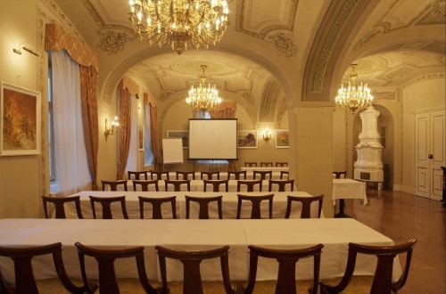 Conference room at St. George Residence in Budapest, Hungary. Travel with World Lifetime Journeys