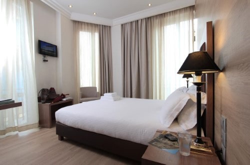 Double room at Athens Lotus Hotel in Athens. Greece. Travel with World Lifetime Journeys