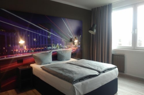 Double room at Comfort Hotel Lichtenberg in Berlin, Germany. Travel with World Lifetime Journeys