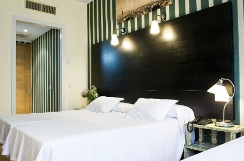 Double room at HRC Hotel in Madrid, Spain. Travel with World Lifetime Journeys!