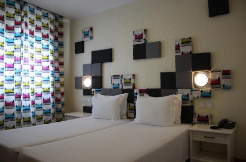 Double room at Hotel A.S. Lisboa in Lisbon, Portugal. Travel with World Lifetime Journeys