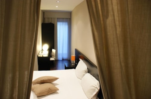 Double room at Hotel Aniene in Rome, Italy. Travel with World Lifetime Journeys