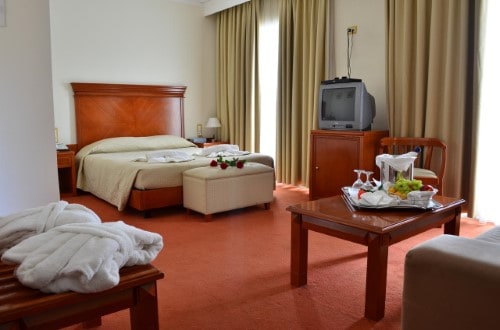 Double room at Hotel Ilissos in Athens, Greece. Travel with World Lifetime Journeys