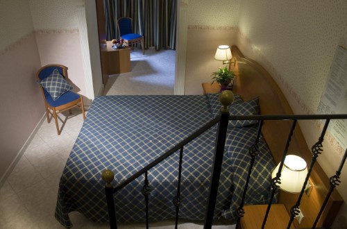 Double room at Hotel delle Muse in Rome, Italy. Travel with World Lifetime Journeys