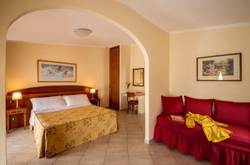 Double room at Marini Park Hotel in Rome, Italy. Travel with World Lifetime Journeys