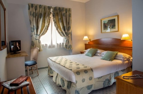 Double room at Marini Park Hotel in Rome, Italy. Travel with World Lifetime Journeys