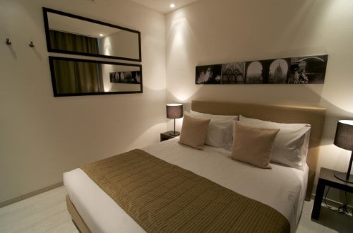 Double room at New York Residence in Budapest, Hungary. Travel with World Lifetime Journeys