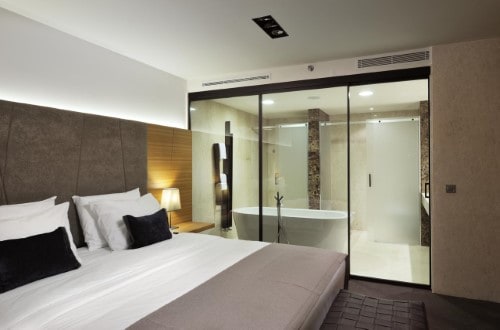 Double room at Radisson Blu Plaza Hotel Ljubljana in Sovenia. Travel with World Lifetime Journeys