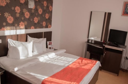 Double room at Silver Hotel in Oradea, Romania. Travel with World Lifetime Journeys