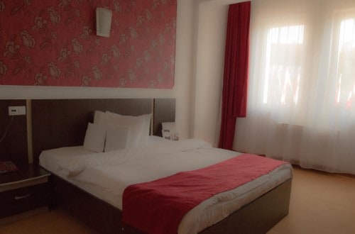 Double room at Silver Hotel in Oradea, Romania. Travel with World Lifetime Journeys